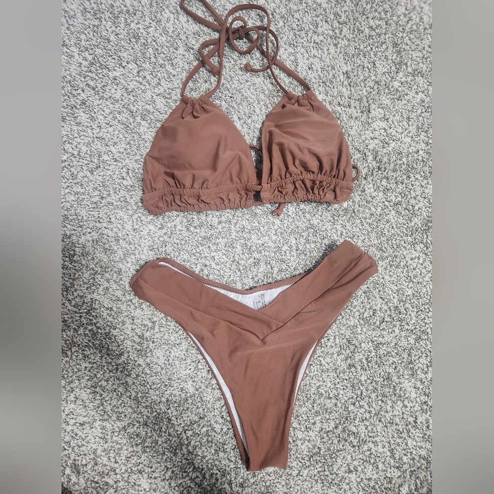 Brown bikini